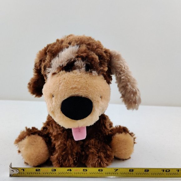 Chelsea Teddy Bear Co. Dog Puppy Luke Plush Brown Stuffed Animal Plush Toy - Picture 8 of 9